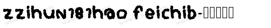 zzihun181hao feichib字体转换